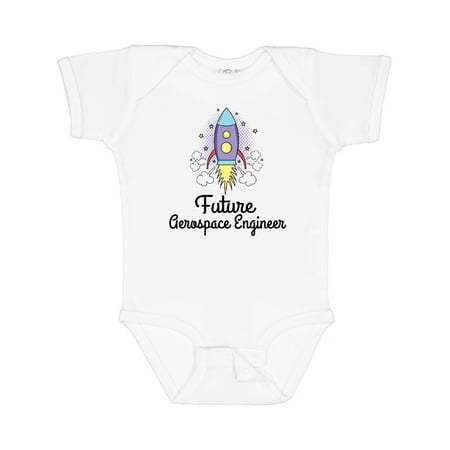 

Inktastic Future Aerospace Engineer Rocket Gift Baby Girl Bodysuit