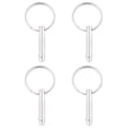thumbnail image 1 of Shisuyan Stainless Quick Pin Silver 4Pcs 2.48X1.49X0.12in, 1 of 8