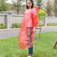 thumbnail image 4 of Rain Poncho,Disposable,Multicolor,Adult Size for Travel Outdoor Emergency, 4 of 7