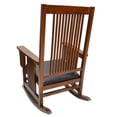 thumbnail image 5 of Carolina Classics Montego Mission Rocker in Chestnut, 5 of 9