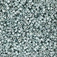 thumbnail image 2 of Miyuki Delica Seed Beads – Size 11/0 (1.6 mm), DB1846, Duracoat Galvanized Dark Seafoam, 7.2 g, Approx. 1440 Beads, 2 of 7