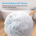 thumbnail image 4 of Esponja de ducha con forma de lufa, para fregar AmazerBath, gris, con mango, 4 of 8