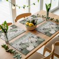 thumbnail image 5 of Sage Green Pumpkin Fall Placemats Set of 4, Vintage Autumn Botanical Thanksgiving Washable Wipeable Table Mats for Dining Tables, Indoor Outdoor Kitchen Place Mats for Holiday Party Table Decor, 5 of 9