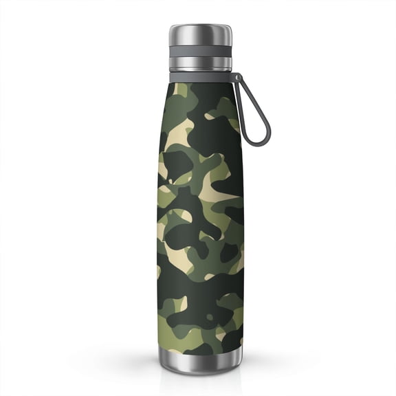 29oz Insulated Water Bottle with Tea Infuser, Stainless Steel Travel Mug, Camouflage Print