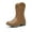 Camel, variant on Kids Cowboy Boots Girls Mid Calf Sparkly Glitter Western Cowgirl Boots Side Zipper (Toddler/Little Kid/Big Kid)