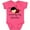 Vintage Hot Pink, variant on Inktastic Loved by My Memaw Grandchild Girls Baby Bodysuit