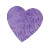 Pack of 36 Embossed Purple Foil Heart Cutout Valentine Decorations 8.5"