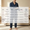 thumbnail image 3 of LWFFDAW Mens Pajamas Set Lightweight Long Sleeve Button Down Sleepwear Collar Pajamas Loose Comfy Loungewear Soft Pjs Set, 3 of 5