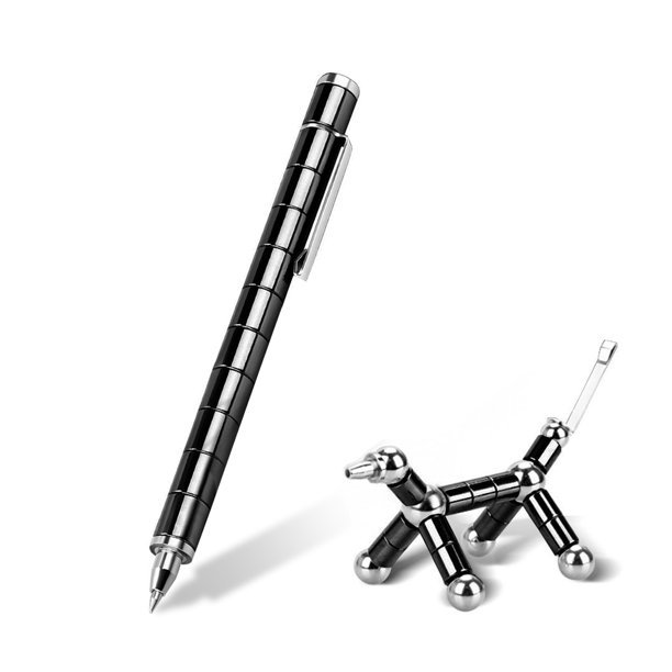 Magnetic Pen Toy Magnet Gel Pen Fidget Toy Think Ink Pen Can Be Transformed Into A Variety Of Creative Black Walmart Com Magnetic Pen Toy Magnet Gel Pen Fidget Toy Think Ink Pen Can Be Transformed Into A Variety Of Creative Black Walmart Com