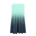 thumbnail image 4 of Hvot&aat Womens Summer V Neck Tank Dress Casual Tiered Ruffle Sleeveless Mini Dress Gradient Babydoll Dress, 4 of 4