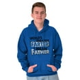 thumbnail image 4 of Funny Worlds Greatest Father Farter Men's Big & Tall Graphic Hoodie Brisco Brands 5X, 4 of 5