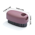 thumbnail image 2 of VBXOAE Multi-Functional Shoe and Laundry Brush with Comfortable Grip,ABS Material,Soft Encrypted Bristles for Stubborn Stains,Compact Design for Cleaning Shoes and Clothes,3.9 inches Length, 2 of 3