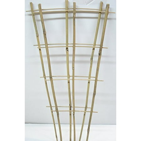 Wooden Trellis - Natural Color Bamboo Trellis 24 inches Tall (Quantity2)