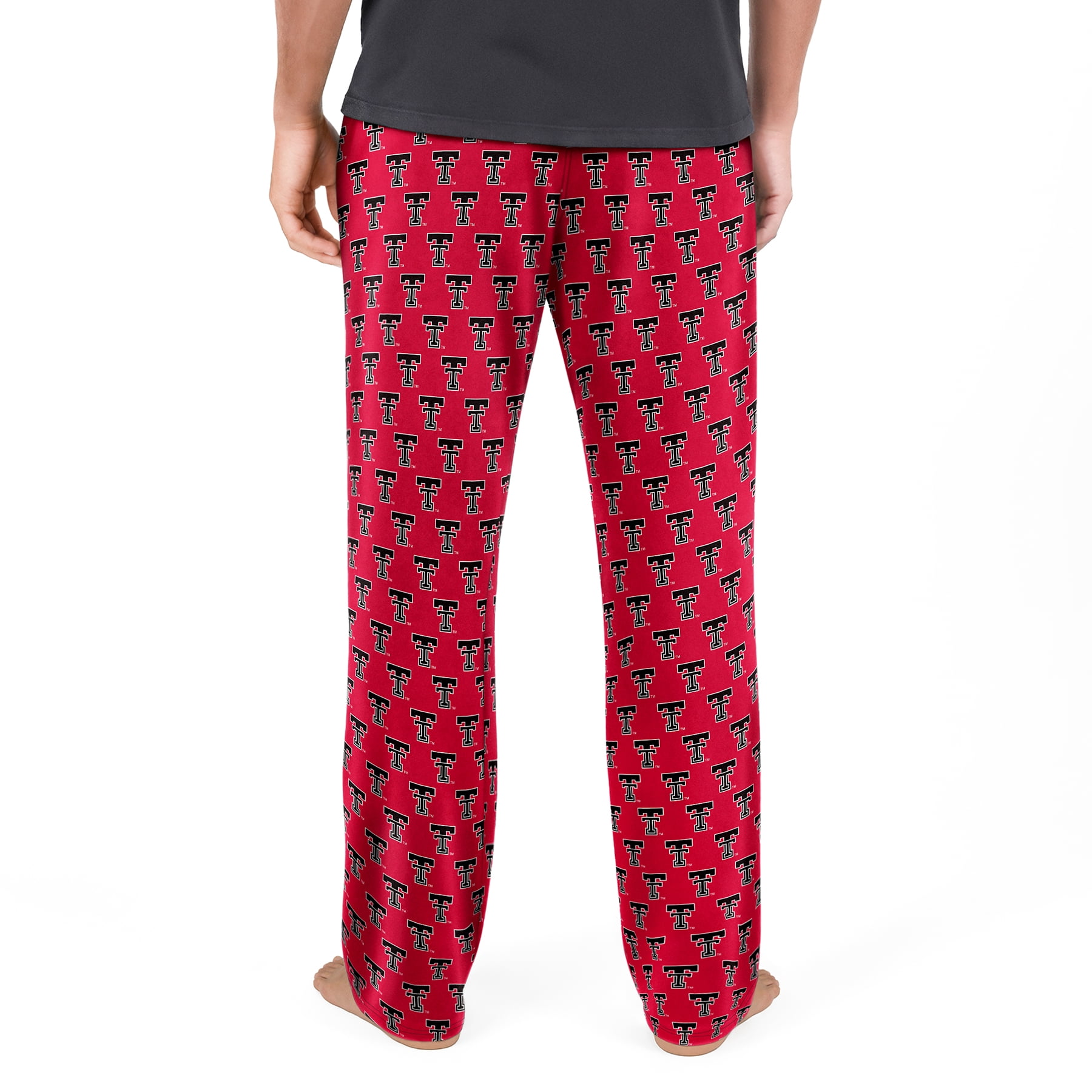NCAA Mens Texas Tech Red Raiders All Over Print Pajama Pants
