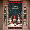 thumbnail image 2 of Colorful Snowman Banner Cheerful Christmas Decorations Fun Party Backdrop Family Gathering Holiday Event, 2 of 9