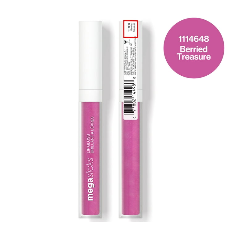 Wet n Wild Mega Slicks Lip Gloss - Berried Treasure - Walmart.com