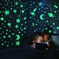 thumbnail image 2 of Twoworld Glow in the Dark Decor Stars for Ceiling Kids' Room Décor Star Stickers Girls Boys Kids Gift, 2 of 7