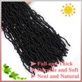 thumbnail image 4 of Paraglame Faux Locs de ganchillo, 28 pulgadas, sintéticos, paquetes de 7 unidades, 4 of 6