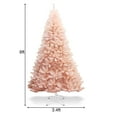 thumbnail image 6 of Gymax 6ft Pink Classic Pine Christmas Tree Artificial Hinged Tips (Pink), 6 of 8