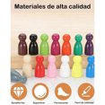 thumbnail image 4 of 40 Piezas De Figuras De Yeso para Pintar, Figuras para Pintar, Mini Personas, Proyectos DIY Y Manualidades, Decoración del Hogar, Madera Natural, 4 of 4