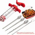 thumbnail image 2 of Dosaele Ensemble de 5 Injecteurs de Marinade de Viande Outil de Marinade Rapide avec Aiguilles en Acier Inoxydable pour Dinde & Barbecue – Kit de Seringues à Assaisonnement Durables et Antirouille pour Cuisine & Grill Extérieur, 2 of 6