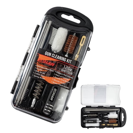 ZOHAN Shotgun Cleaning Kit for 12 Gauge, Shotgun Cleaner Supplies Gun Cleaning Kit with Gun Cleaning Brush