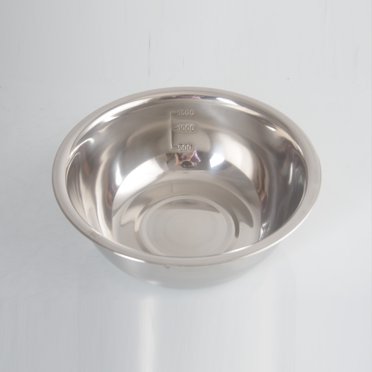 Luciano Housewares 5L Stainless Steel Mixing Bowl - Non-Slip Silicone Bottom, 10.25 Inch