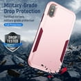 thumbnail image 4 of Designed for iPhone XS Max Heavy Duty Case, Protection Shockproof Dropproof Dustproof Anti-Scratch Phone Case Cover for iPhone XS Max Heavy Duty Case, Pink, 4 of 8