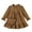 Brown, variant on Younger Tree Toddler Girls Dresses Kid Fall Winter Long Sleeve Crew Neck Dresss Clothes with Bag for 6-12 Months