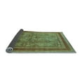 thumbnail image 2 of Ahgly Company Indoor Round Oriental Light Blue Industrial Area Rugs, 4' Round, 2 of 4