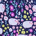 thumbnail image 4 of KPOPLK Baby Girls Sweatpants Straight Leg Elastic Waist Sweatpants for Toddler Girls Cute Print Trackpants 5-14Y Blue Size 0-3 Months, 4 of 4