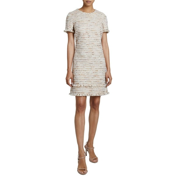 Santorelli womens    Melania Short Sleeve Shift Dress, 48, Brown