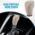 thumbnail image 2 of Unique Bargains Gear Shifting Knob Cover Automatic Transmission Lever Trim for Nissan Murano 2009-2013 Beige, 2 of 7