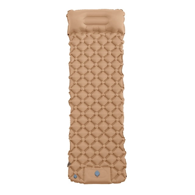 Ultra-Lightweight Inflatable Sleeping Pad with Foot Pump for Outdoor Comfort!