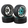 thumbnail image 3 of 4 Pieces RC Car Wheel Rims, Drifting Radio Control Rim Set for Racing Cars, 3 of 3