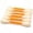 A002- Orange B, variant on Cat Felt Swabs, Extra Large Mixed Color, Pack of 6, Interactive Play Toy for Cats
