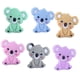 thumbnail image 4 of Perlas de goma de koala de silicona de grado alimenticio, perlas de molares de joyería de koala a granel, 4 of 6
