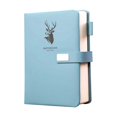 thumbnail image 2 of Business Notebook Thick A5 Leather Journal Office Notepad Notebook Meeting Notes Book Large-sized Work Diary, Xinsrenus Under $5! Business Notebook Thick A5, 2 of 7