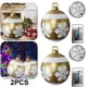 thumbnail image 1 of Inflable Navidad 60cm Fiesta Nuevo Con Brillo PVC (copos Nieve Dorados) 2 Uds., 1 of 5