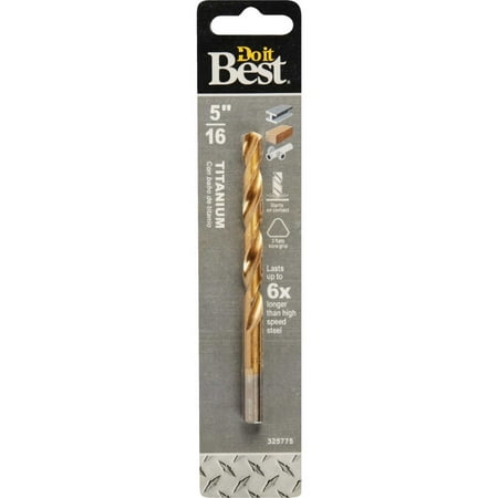 

Do it Best 5/16 In. Titanium Drill Bit
