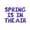 Purple, variant on Letter Balloons - SPRING IS IN THE AIR 16" Inch Alphabet Letters Foil Mylar Balloon Easter Party Banner (Purple)