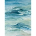 thumbnail image 2 of Loreth, Lanie 12x14 White Modern Wood Framed Museum Art Print Titled - Roaming Sea I, 2 of 4