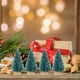thumbnail image 4 of 12 piezas de mini árbol de Navidad de 3,5/4,5/6,5 cm de sisal, seda, cedro, árbol de Navidad artificial, festival, fiesta, escena en miniatura, modelo de decoración, 4 of 4
