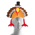 thumbnail image 3 of Viworld Turkey Hats Novelty Velvet Cotton Thanksgiving Turkey Costumes Hats for Festival Decor, 3 of 7
