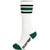 Knee High Striped Sock Dark Green Youth