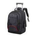 thumbnail image 4 of Bunblic Sac à Dos à Roulettes Sac de Jour Décontracté Poignée Télescopique Sac à Dos de Collège Sac pour Ordinateur Portable avec Roues pour Adultes Travail École Noir, 4 of 8