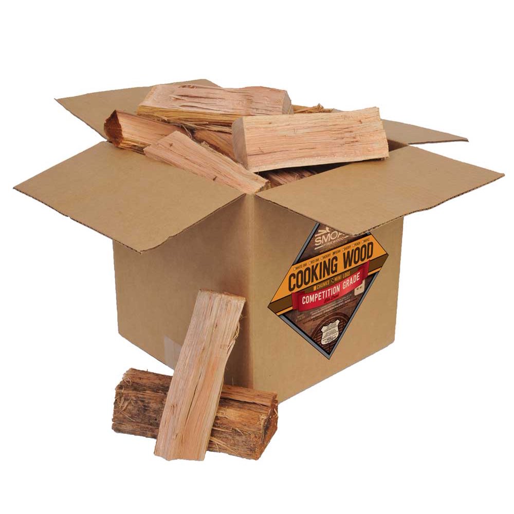 Smoak Firewood's Cooking Wood Mini Logs (8inch pieces 2530lbs) Pecan
