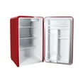 thumbnail image 3 of Magic Chef 3.2 cu. ft. Retro Mini Refrigerator in Red, without Freezer in Red, 3 of 14
