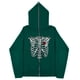 thumbnail image 3 of Sudadera con esternón oscuro europeo y americano para hombre y mujer, sudaderas con capucha góticas para pareja, sudadera de Cremallera larga de talla grande Harajuku 2023, 3 of 5