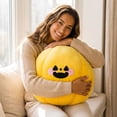 thumbnail image 3 of Homellea Yellow Halloween Pumpkin Ghost Plush Pillow, 12.6 Inch Stuffed Decorative Cushion for Sofa, Bed, Chair, Shelf, Party, Photo Prop and Fall Home Decor, 3 of 8